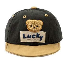 کلاه کپ بچگانه طرح تدی Lucky رنگ دودی