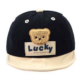 کلاه کپ بچگانه طرح تدی Lucky رنگ مشکی