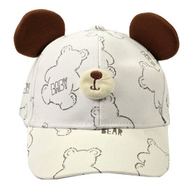 کلاه نوزادی لبه دار تابستانی