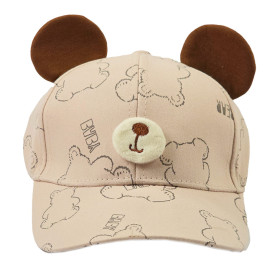 کلاه کتان نوزادی نقاب دار تابستانی