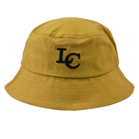 کلاه باکت زنانه تابستانی رنگ خردلی