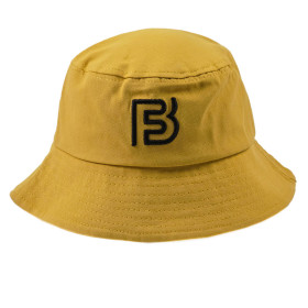 کلاه باکت زنانه تابستانه رنگ خردلی