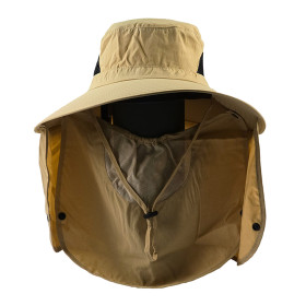 کلاه آفتاب گیر طبیعتگردی با محافظ صورت و گردن