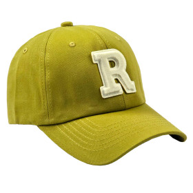 کلاه کپ لبه دار رنگ خردلی