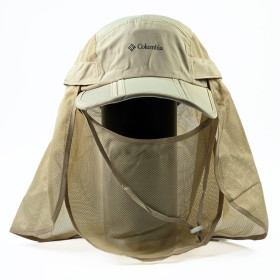 کلاه آفتاب گیر لبه دار کلمبیا با محافظ توری صورت و گردن