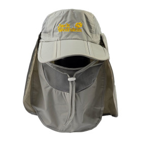 کلاه لبه دار تاشو جک ولفسکین با محافظ صورت و گردن