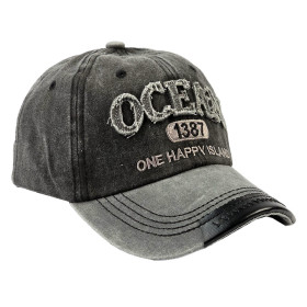 کلاه کپ لبه دار فری سایز طرح OCEAN
