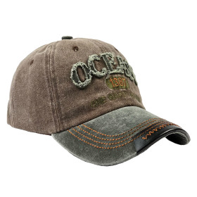 کلاه کپ لبه دار فری سایز طرح OCEAN