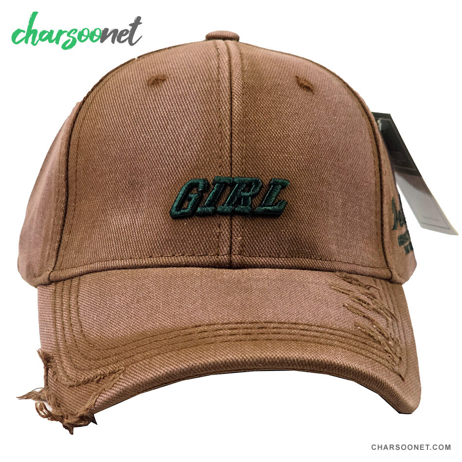 کلاه کپ لبه دار زنانه طرح Girl
