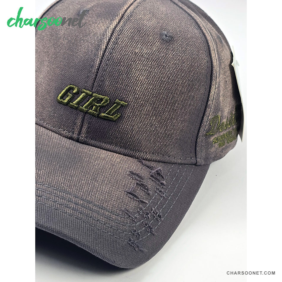 کلاه کپ لبه دار زنانه طرح Girl