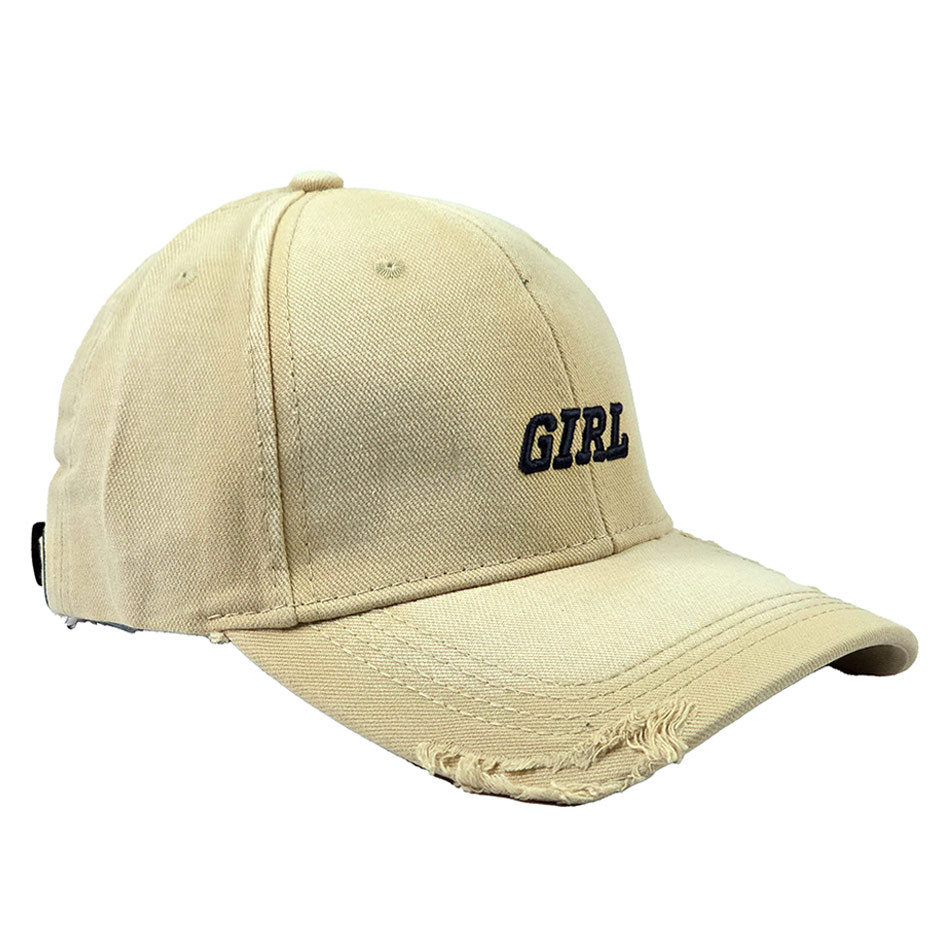 کلاه کپ لبه دار زنانه طرح Girl