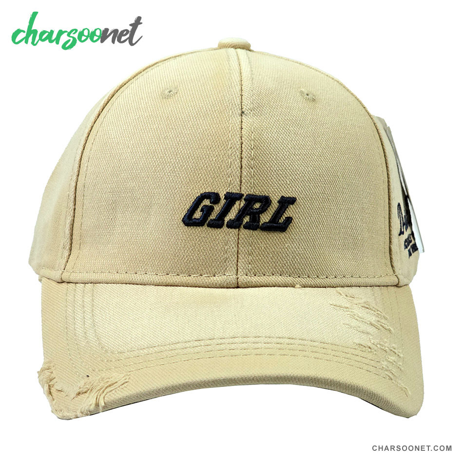 کلاه کپ لبه دار زنانه طرح Girl