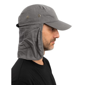 کلاه کپ لبه دار با پوشش گردن