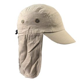 کلاه کپ لبه دار با محافظ گردن