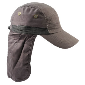 کلاه کپ لبه دار با محافظ گردن