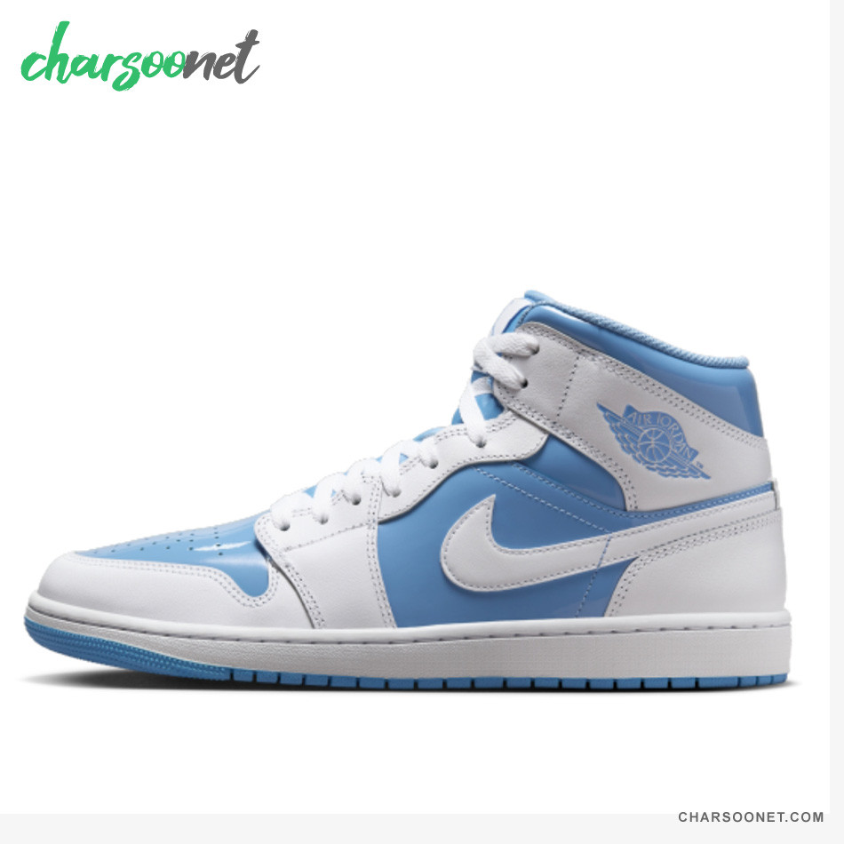 کفش اسپرت مردانه نایکی Air Jordan 1 Mid Legend Blue