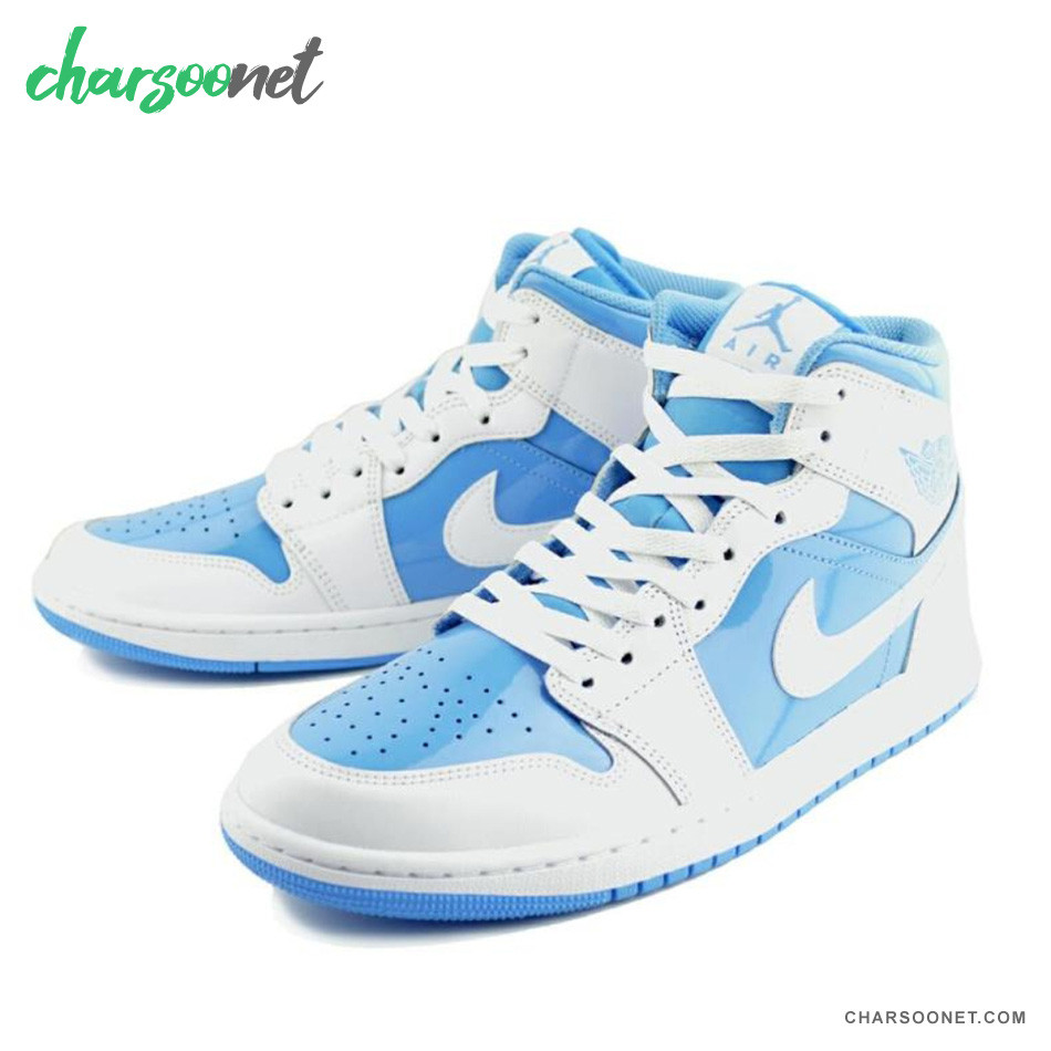 کفش اسپرت مردانه نایکی Air Jordan 1 Mid Legend Blue