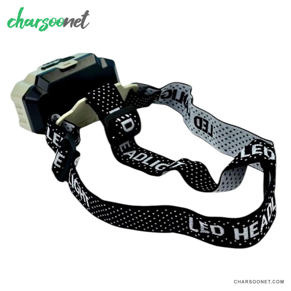 چراغ پیشانی شارژی COB مدل HX-816