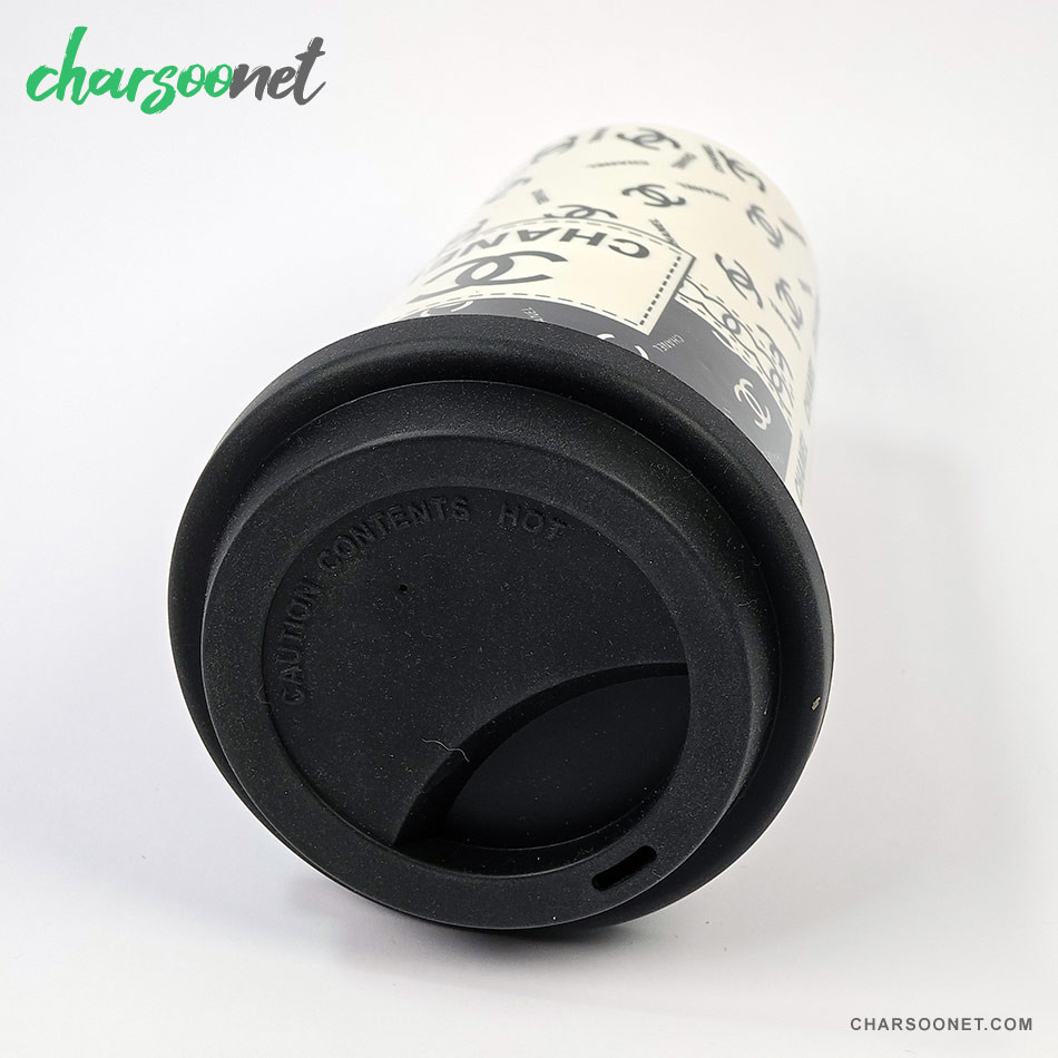 ماگ درب سیلیکونی طرح Chanel