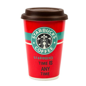 ماگ درب سیلیکونی طرح Starbucks