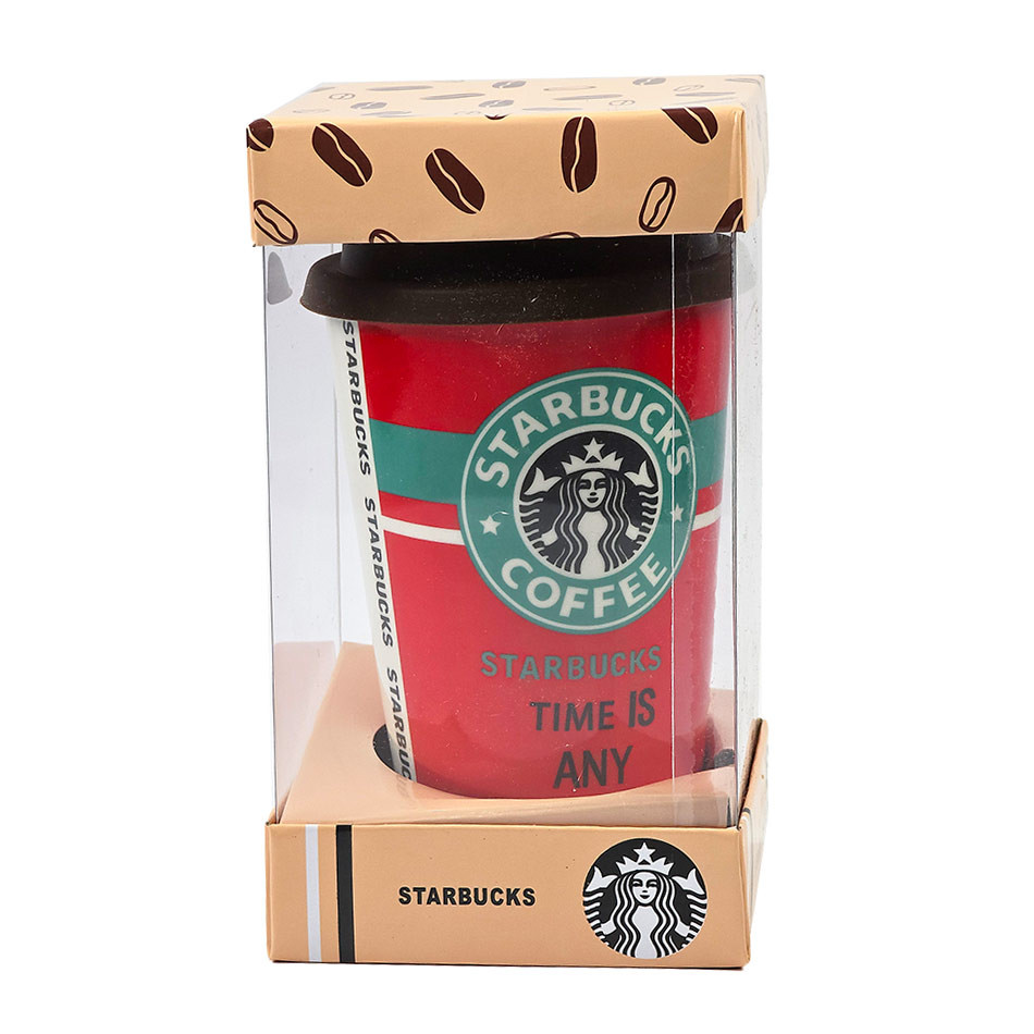 ماگ درب سیلیکونی طرح Starbucks