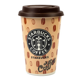 ماگ درب سیلیکونی طرح Starbucks
