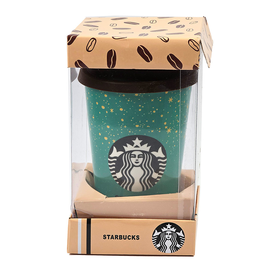 ماگ درب سیلیکونی طرح Starbucks