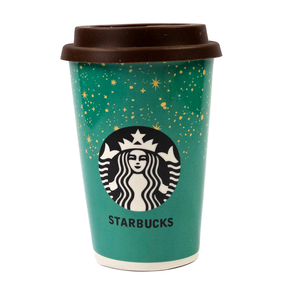 ماگ درب سیلیکونی طرح Starbucks