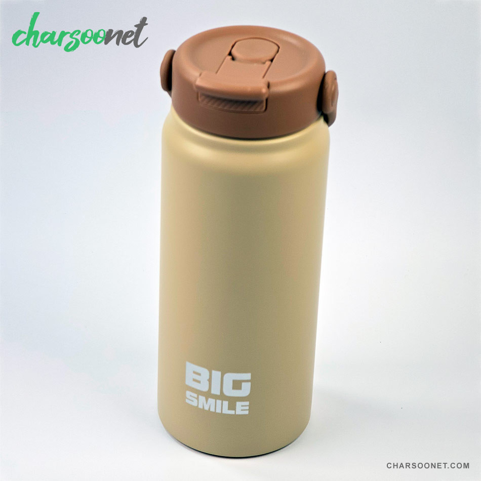 تراول ماگ 800 میلی لیتری نی دار Big Smile
