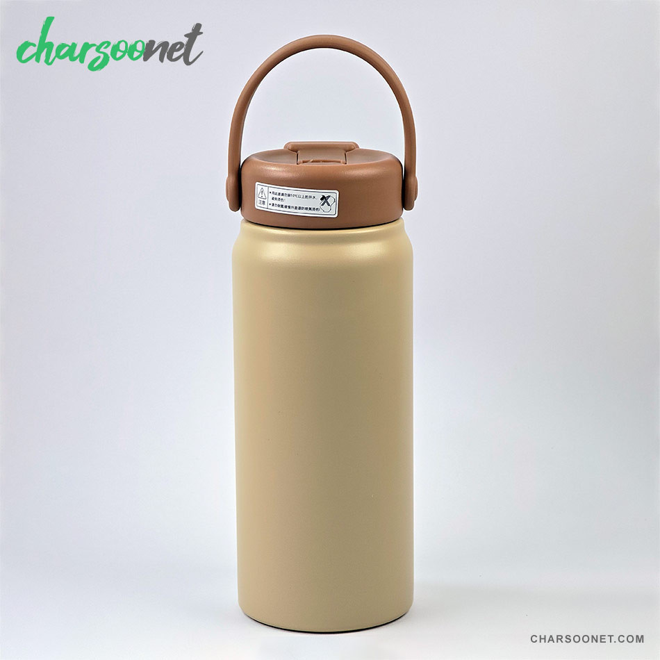 تراول ماگ 800 میلی لیتری نی دار Big Smile