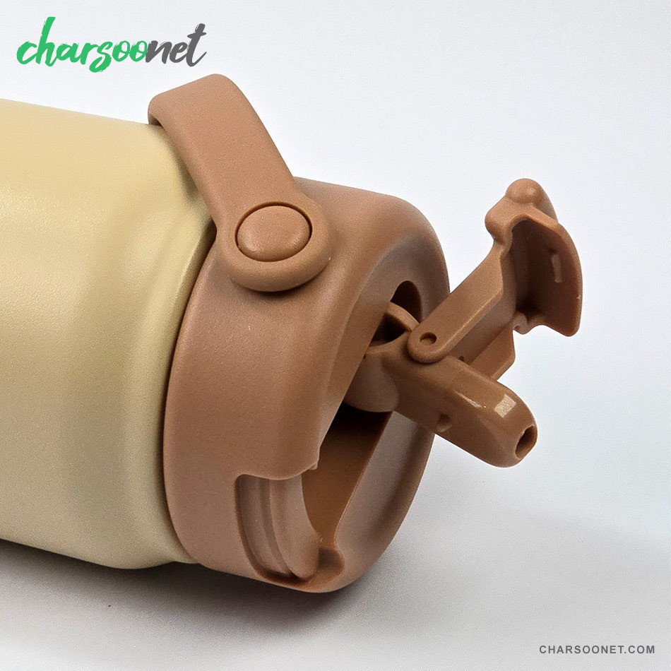 تراول ماگ 800 میلی لیتری نی دار Big Smile