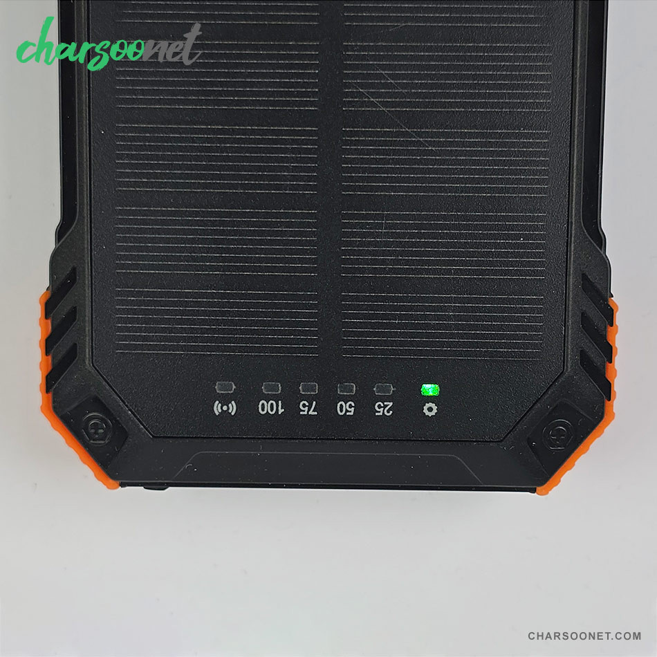 پاوربانک خورشیدی 20000 میلی آمپر Newvew