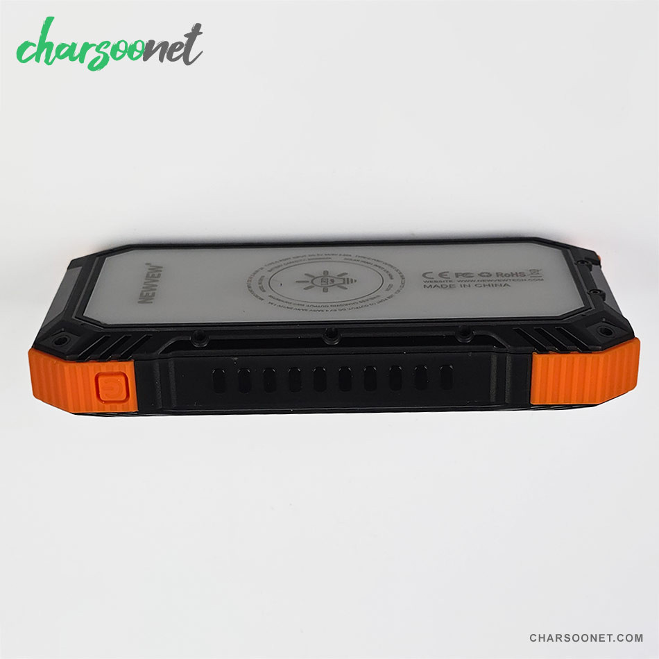 پاوربانک خورشیدی 20000 میلی آمپر Newvew