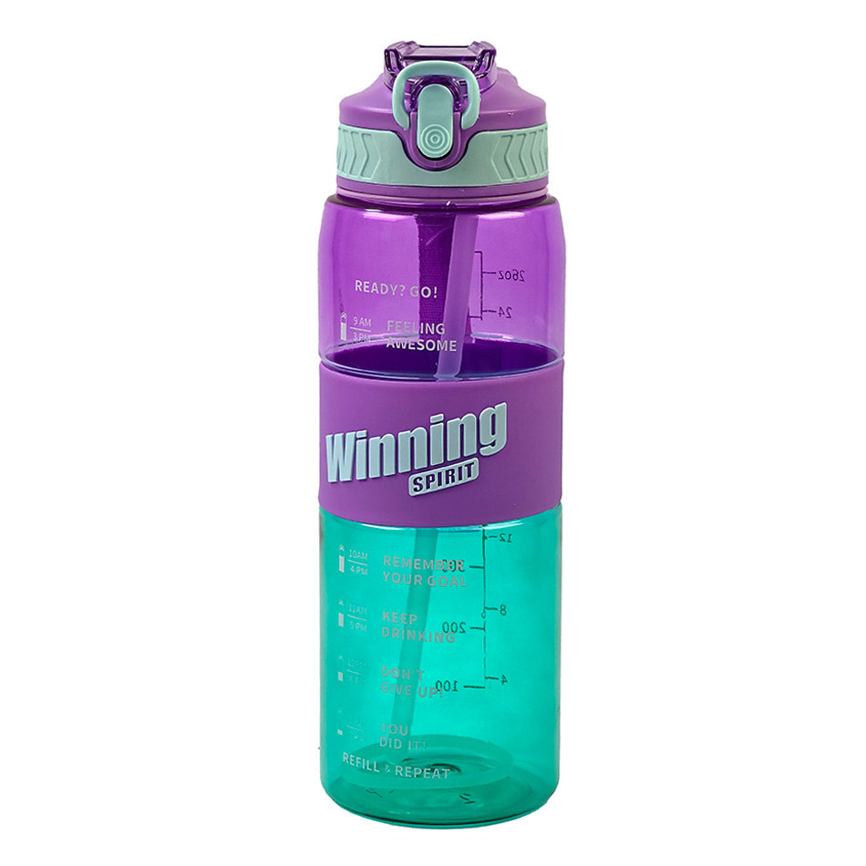 قمقمه یک لیتری Winning نی دار و ضدنشت