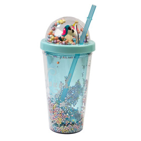 لیوان اسموتی نی دار درب جادویی یونیکورن