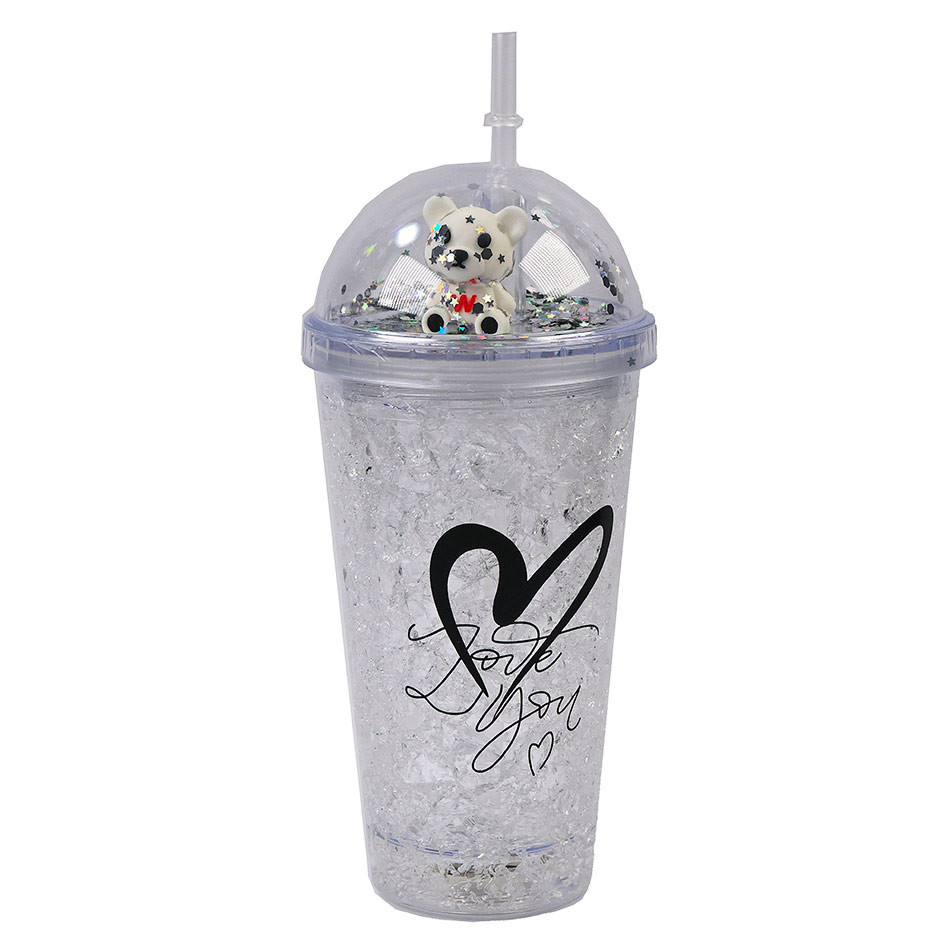 لیوان اسموتی نی دار درب جادویی گنبدی