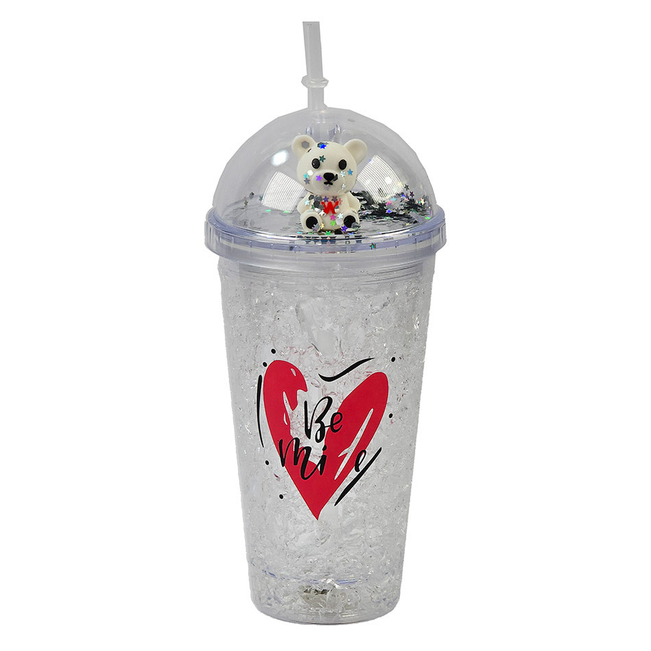 لیوان اسموتی نی دار درب جادویی گنبدی