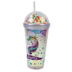 لیوان اسموتی نی دار درب جادویی گنبدی