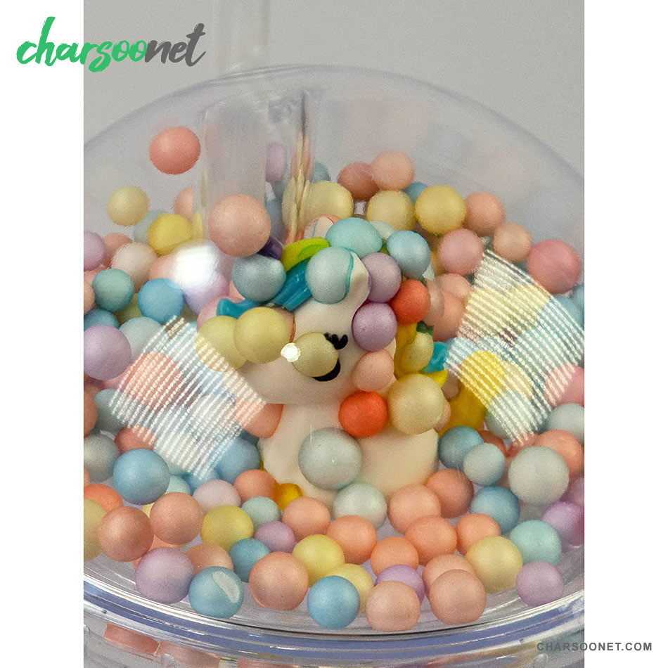 لیوان اسموتی نی دار درب جادویی گنبدی