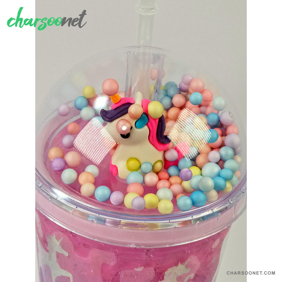 لیوان اسموتی نی دار درب جادویی گنبدی چراغ دار