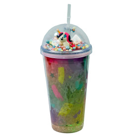 لیوان اسموتی نی دار درب جادویی گنبدی چراغ دار