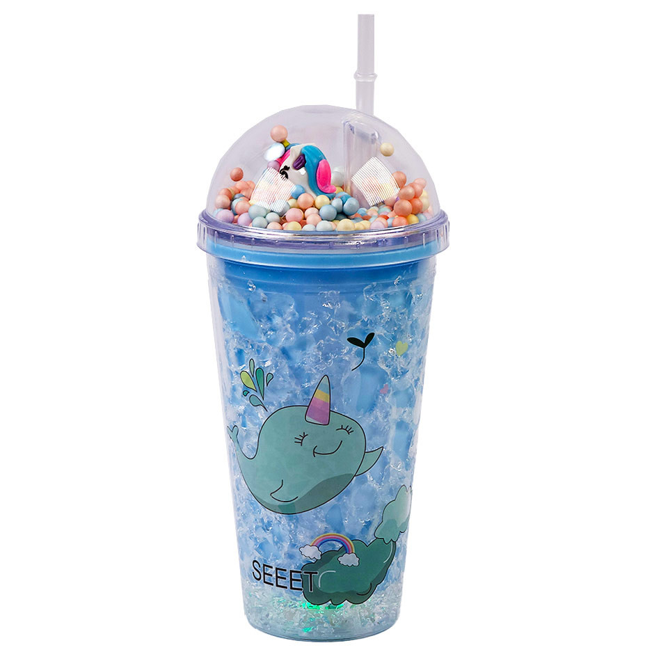 لیوان اسموتی نی دار درب جادویی گنبدی چراغ دار