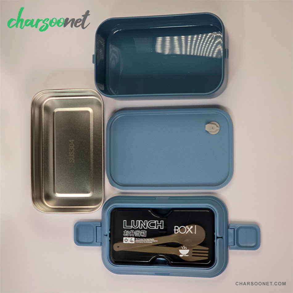 ظرف  غذای 900 میلی لیتری استیل