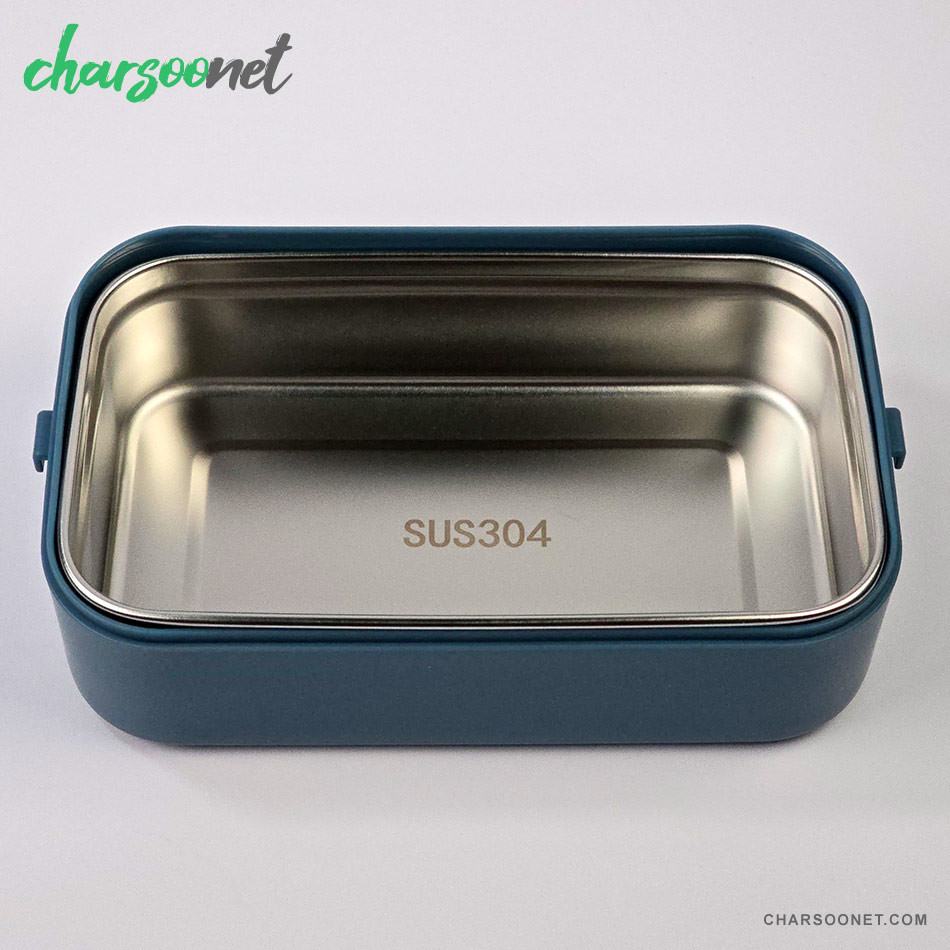 ظرف  غذای 900 میلی لیتری استیل