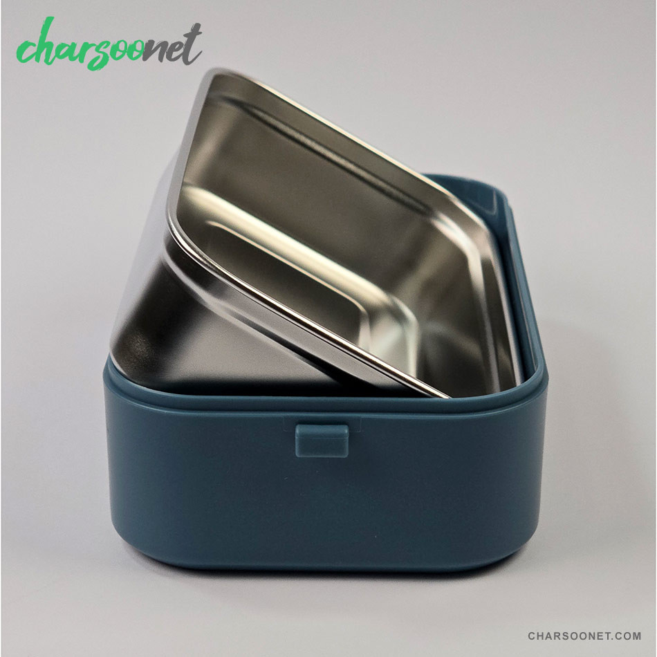 ظرف  غذای 900 میلی لیتری استیل