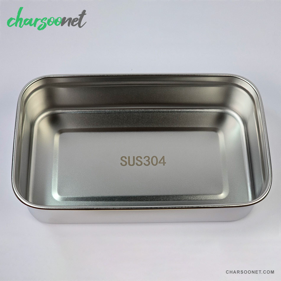 ظرف غذای 900 میلی لیتری استیل