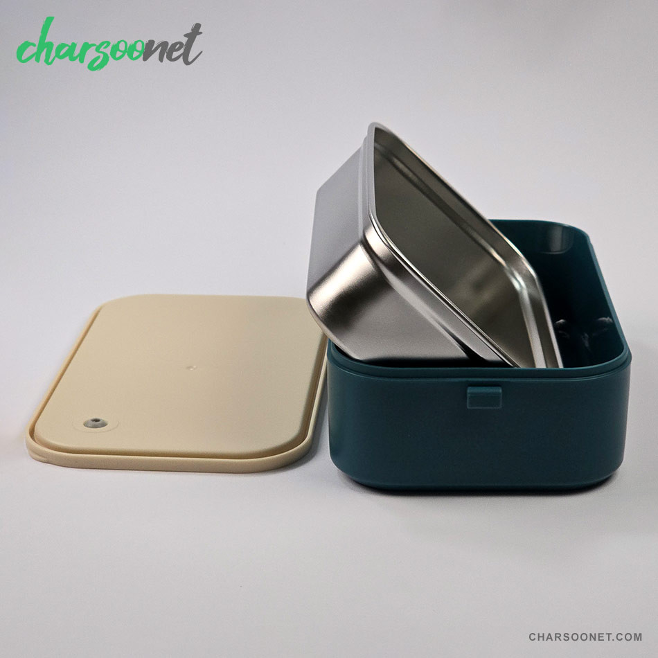 ظرف غذای 900 میلی لیتری داخل استیل