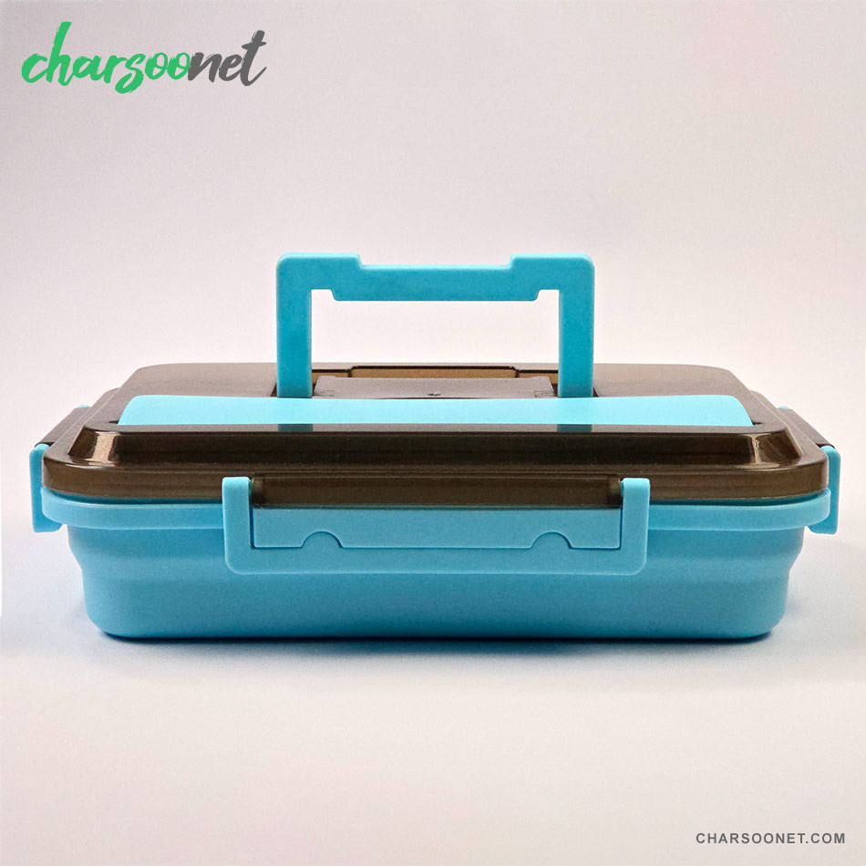 ظرف غذای چهار بخشی استیل