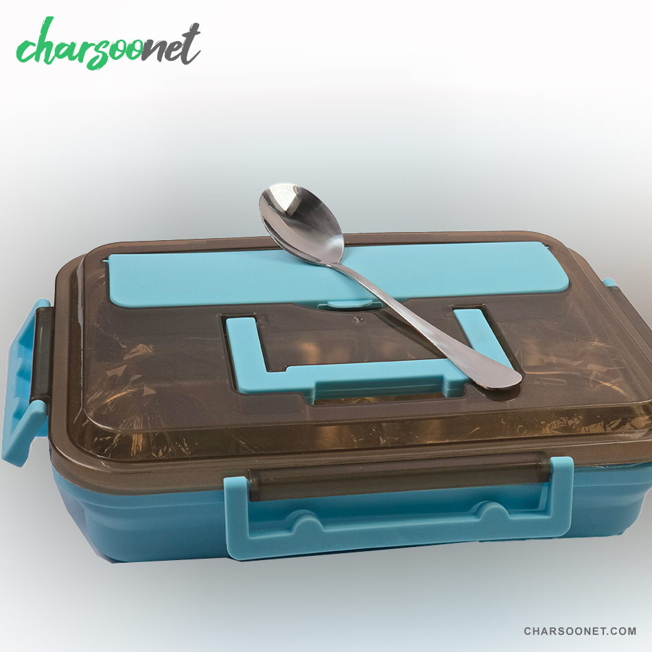 ظرف غذای چهار بخشی استیل