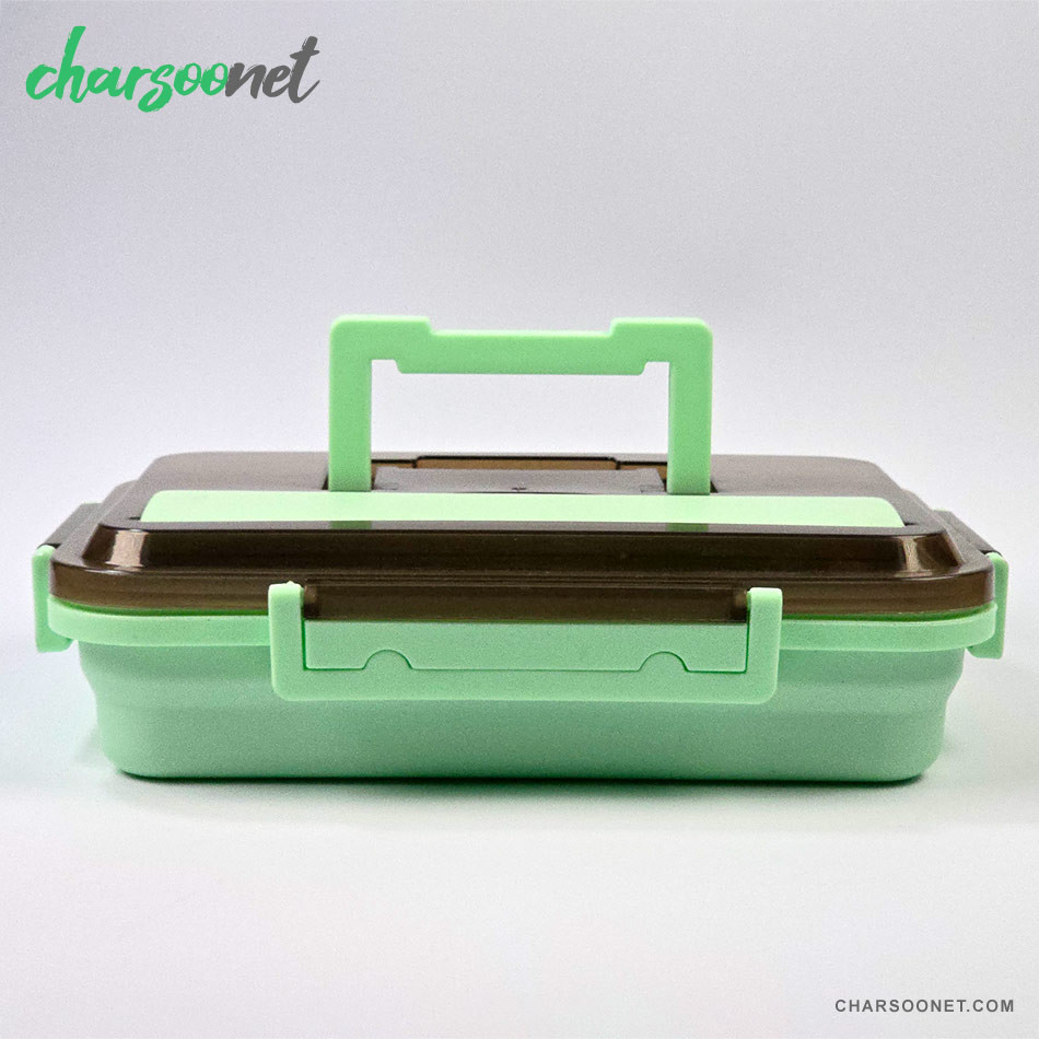 ظرف غذای چهار بخشی استیل ضدزنگ